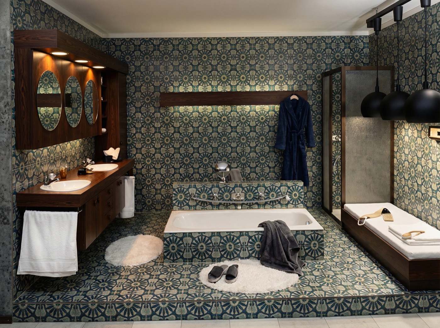 DAS BAD 1974 Badezimmer